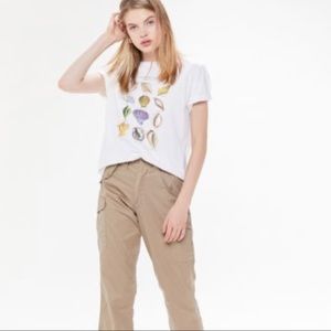 Urban Outfitters BDG Seashell Chart Tee NWT
